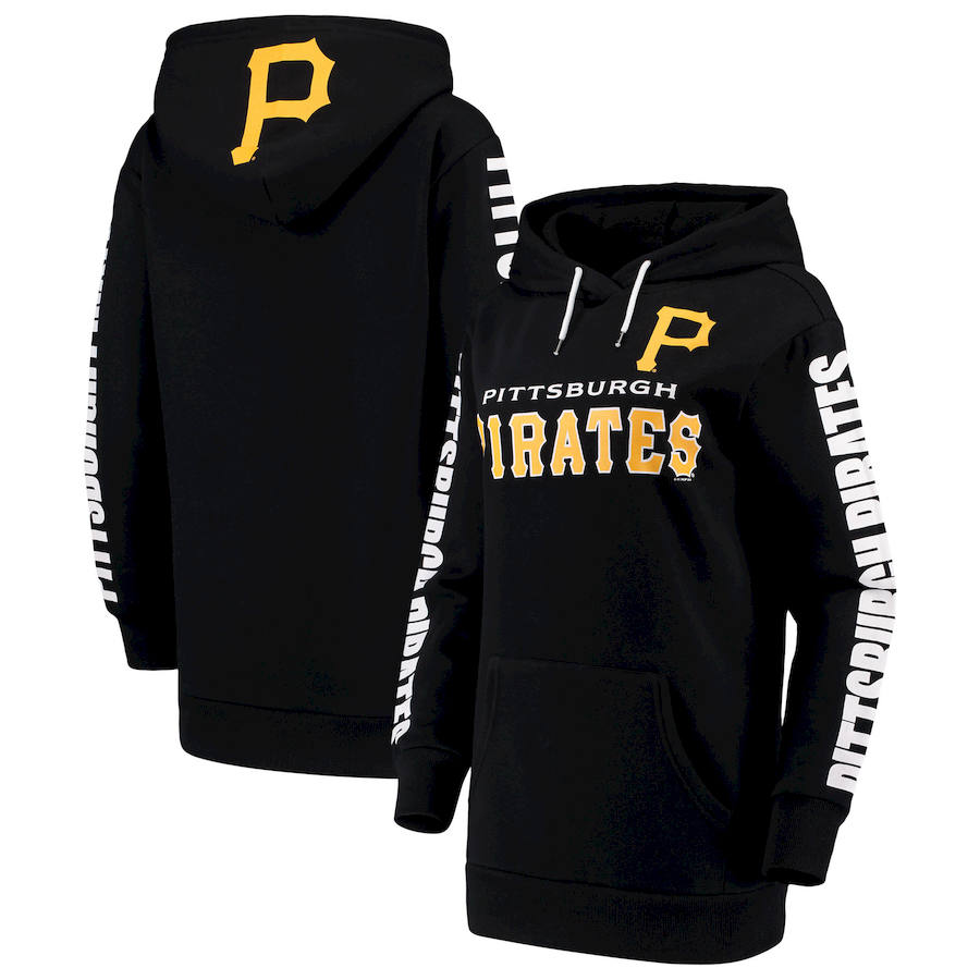 Women Pittsburgh Pirates G III 4Her by Carl Banks Extra Innings Pullover Hoodie Black,We sell and wholesale Women Pittsburgh Pirates G III 4Her by Carl Banks Extra Innings Pullover Hoodie Black on line form chian!